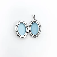 Sterling Silver Oval Locket