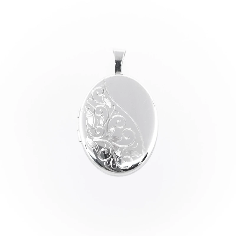 Sterling Silver Oval Locket
