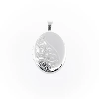 Sterling Silver Oval Locket