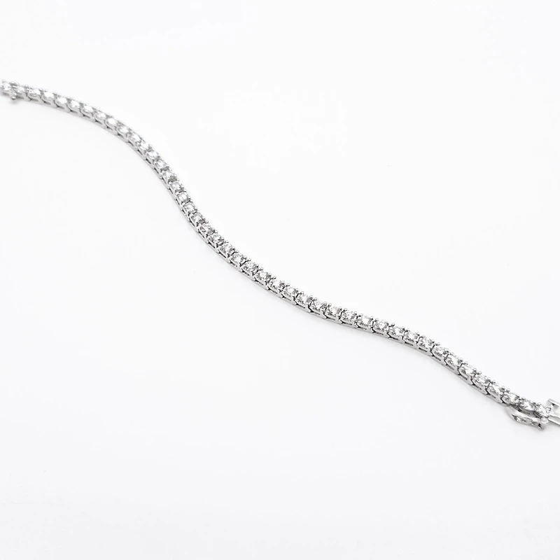 Lab-Created Diamond Tennis Bracelet