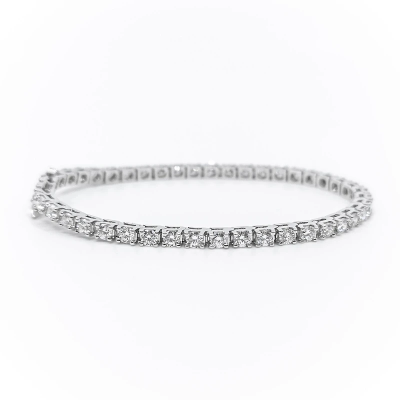 Lab-Created Diamond Tennis Bracelet