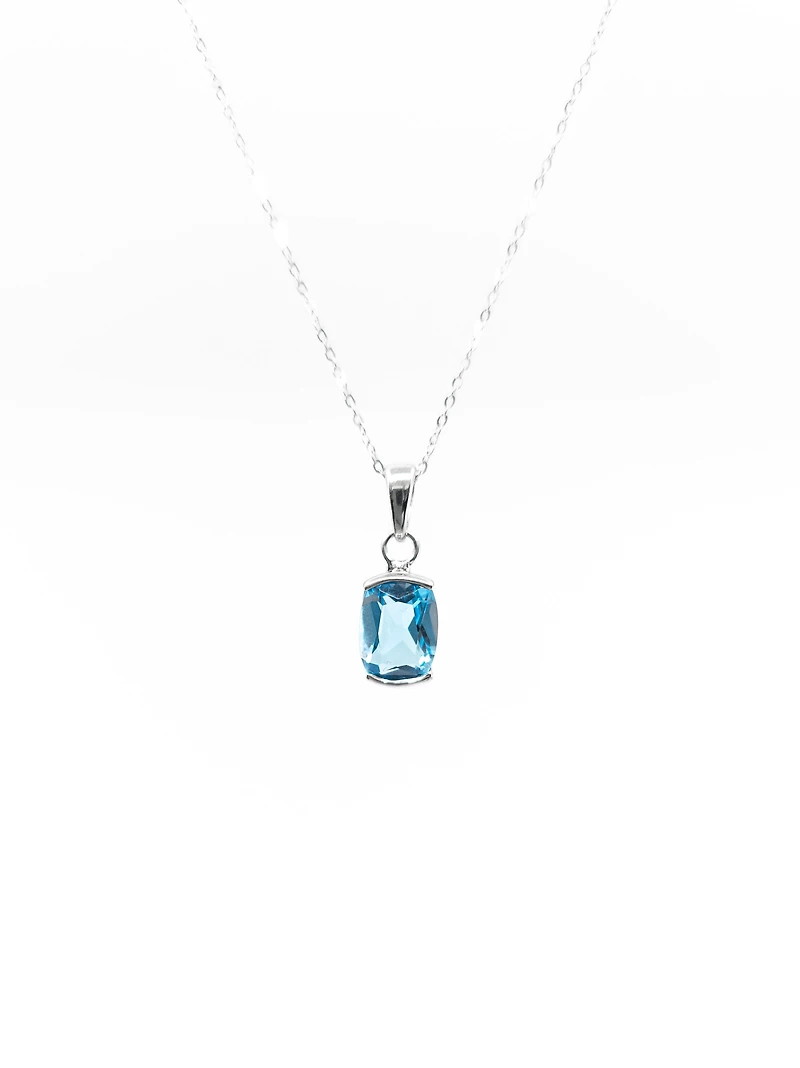 Blue Topaz Pendant