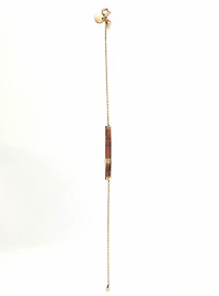 10K Rose Gold Engraveable ID Bracelet - 7 Inches