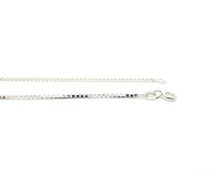 925 Sterling Silver 0.80mm Thick Box Chain - 18 Inches