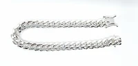 Sterling Silver Miami Cuban Rhodium Plated Bracelet