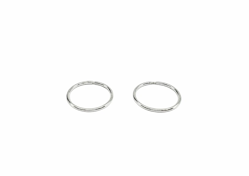 Sterling Silver Sleepers 12mm