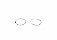 Sterling Silver Sleepers 12mm