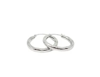 Sterling Silver Hoop Earrings 22mm