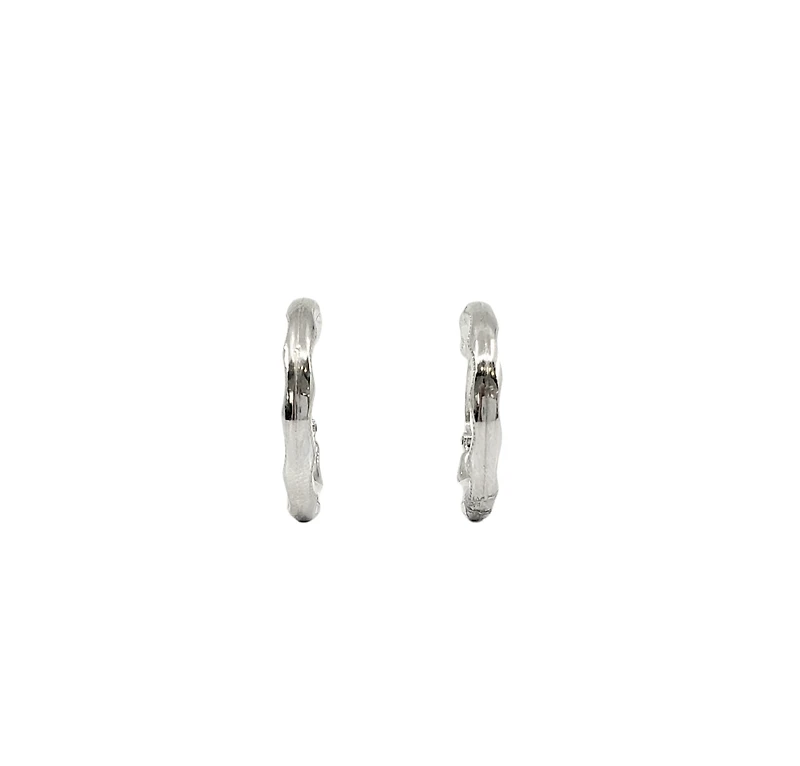Sterling Silver Hoop Earrings 22mm