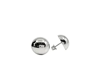 Sterling Silver Ball Stud Earrings 12.5mm