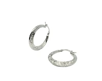Sterling Silver Hoop Earrings 23mm