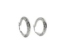 Sterling Silver Hoop Earrings 23mm