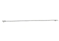 925 Sterling Silver Cubic Zirconia Bracelet - 7 Inches