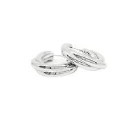 Sterling Silver Hoop Earrings 28mm