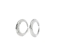 Sterling Silver Hoop Earrings 34mm