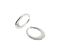 Sterling Silver Hoop Earrings 34mm