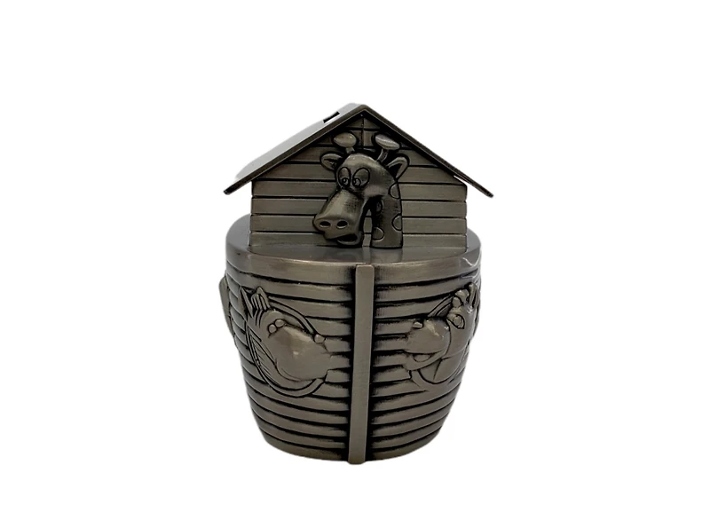 Noah’s Ark Pewtertone Money Bank