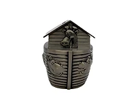 Noah’s Ark Pewtertone Money Bank