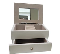 Jewelery Box with Drawer and Mirror