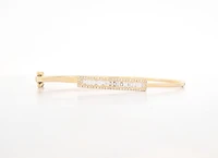 14K Yellow Gold 0.45cttw Diamond Bangle
