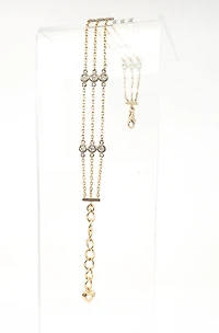14K Yellow Gold 0.45cttw Diamond Bracelet