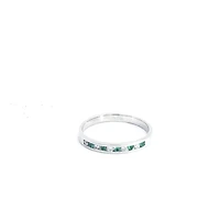 14K Yellow Gold Sapphire and Diamond Ring - Size 6