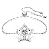 Stella Bracelet Star, White, Rhodium Plated - 5617881- Discontinued