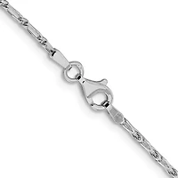 14K 1.6mm Diamond Cut Long Link Franco Chain - / Gold