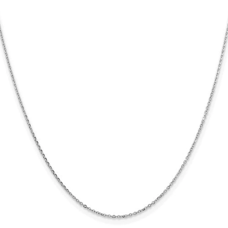 14K Gold 1.05mm Diamond Cut Rolo Chain - /