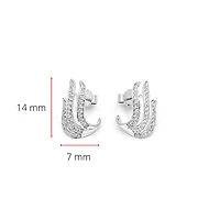 14K White Gold 0.36cttw Diamond Earrings