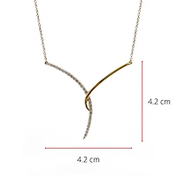 10K White & Yellow Gold 0.33cttw Diamond Pendant, 18"