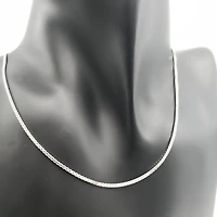 925 Sterling Silver 0.80mm Thick Box Chain - 18 Inches
