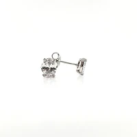 925 Sterling Silver Oval Cubic Zirconia with 4 Claw Setting - 7mm x 5mm