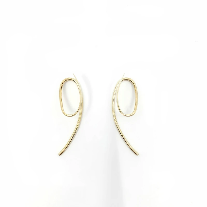 14K Yellow Gold Ear Wrap Earring