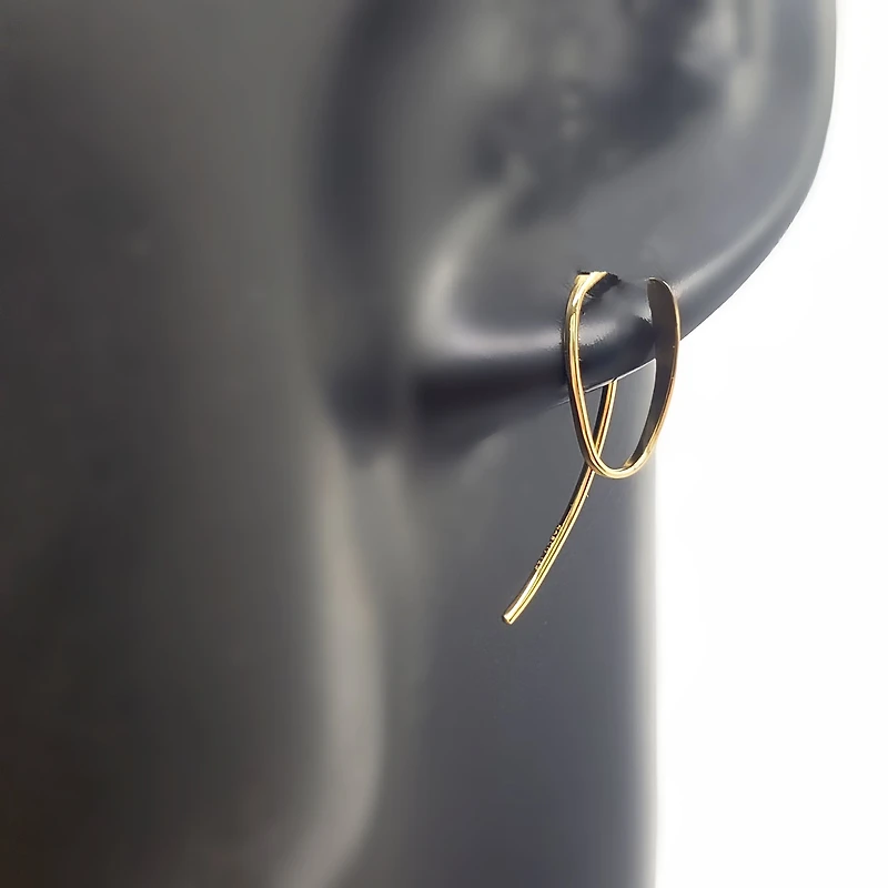 14K Yellow Gold Ear Wrap Earring