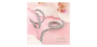 10K White Gold 2.00cttw Miami Cuban Link Tennis Bracelet - 7.25"