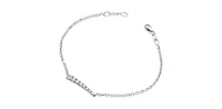 14K White Gold 0.34cttw Canadian Diamond Tennis Bracelet