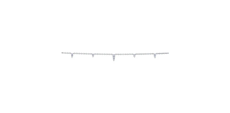 14K White Gold 0.50cttw Canadian Diamond Tennis Bracelet