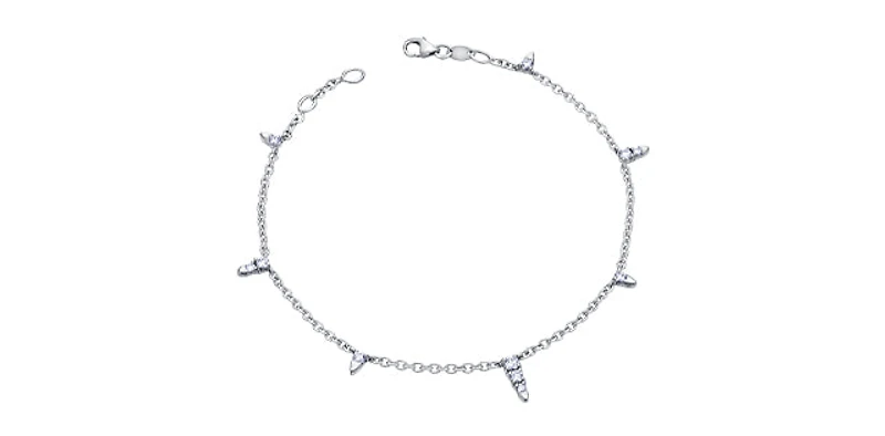 14K White Gold 0.50cttw Canadian Diamond Tennis Bracelet