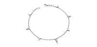 14K White Gold 0.50cttw Canadian Diamond Tennis Bracelet