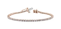 Rose Gold Diamond Tennis Bracelet