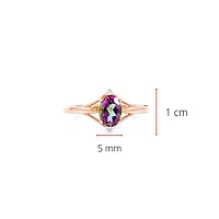 10K Rose Gold 1.00cttw Mystic Topaz & 0.02cttw Diamond Ring - 4.5