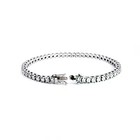14K White Gold 4.60cttw Diamond Tennis Bracelet, 7"