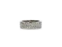 14K White Gold 1.20cttw Diamond Ring, size 6.25