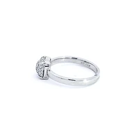 14K White Gold 0.35ctts Diamond Ring - /