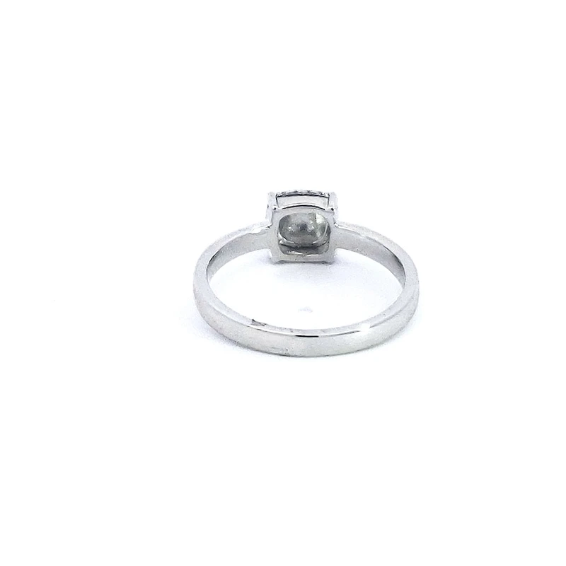 14K White Gold 0.35ctts Diamond Ring - /
