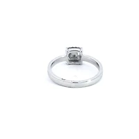 14K White Gold 0.35ctts Diamond Ring - /