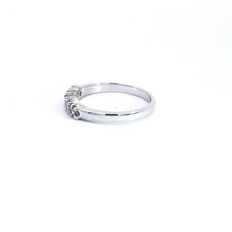 14K White Gold 0.33cttw Diamond Ring, size 6.5