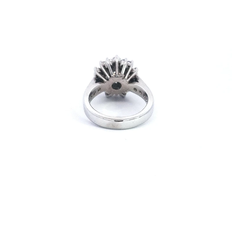 14K White Gold 1.95cttw Diamond Ring, size 6.5