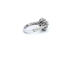 14K White Gold 1.95cttw Diamond Ring, size 6.5